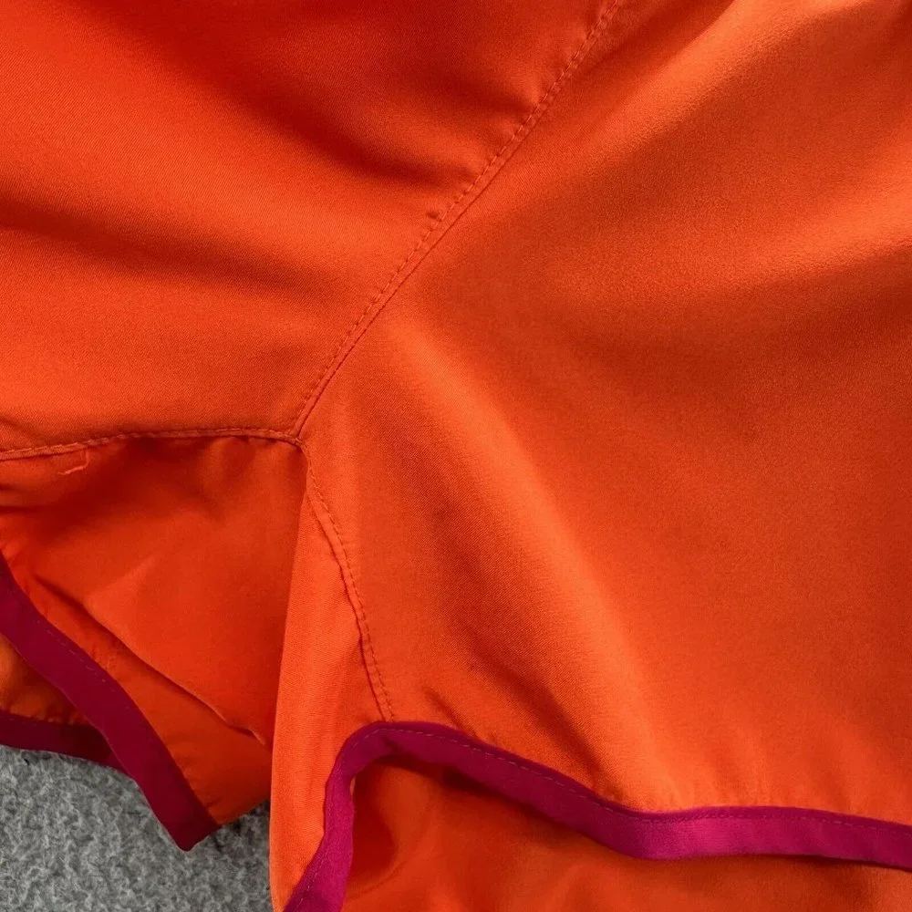 Nike‎ Dri-Fit Shorts Women's Small Orange & Purple Running Shorts Size S